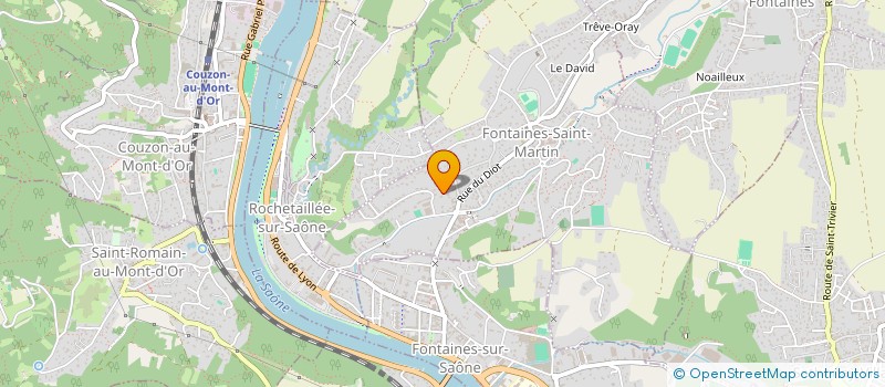 localisation de l'entreprise GUALYON  FONTAINES-SAINT-MARTIN