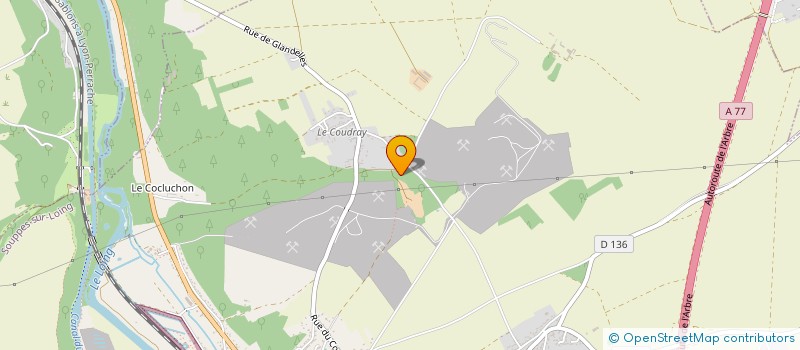 localisation de l'entreprise GUAMS  SOUPPES-SUR-LOING