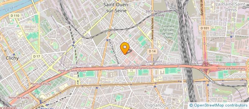 localisation de l'entreprise GUANABANA à SAINT-OUEN-SUR-SEINE