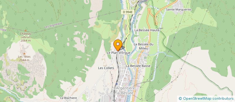 localisation de l'entreprise GUANACO SPIRIT  L'ARGENTIERE-LA-BESSEE