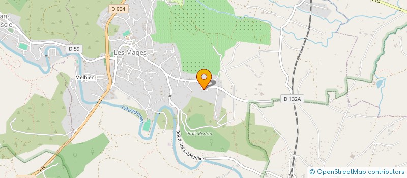 localisation de l'entreprise GUANAPA  LES MAGES