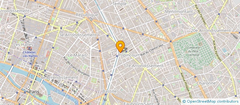 localisation de l'entreprise GUANXI  PARIS