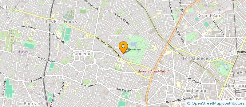 localisation de l'entreprise GUANXI  BORDEAUX