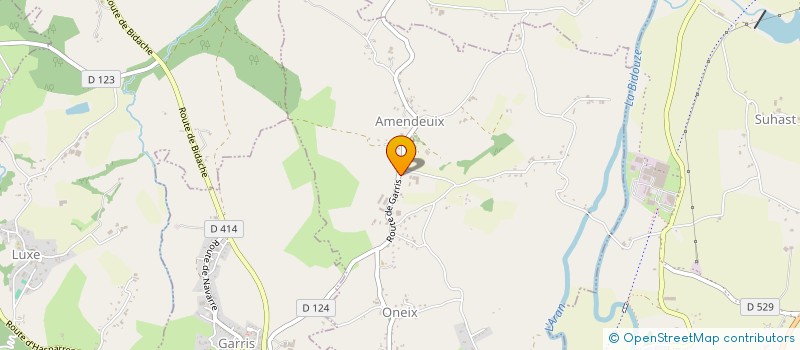 localisation de l'entreprise GUAPOUNTEGUY  AMENDEUIX-ONEIX