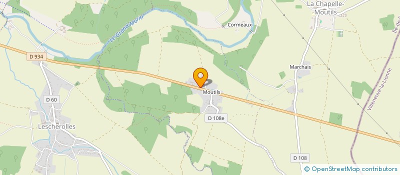 localisation de l'entreprise GUARAKUJA/JODELICE  LA CHAPELLE-MOUTILS