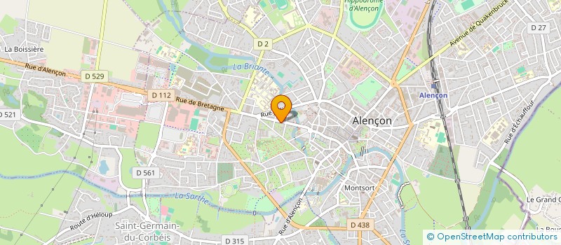 localisation de l'entreprise GUARANA à ALENCON