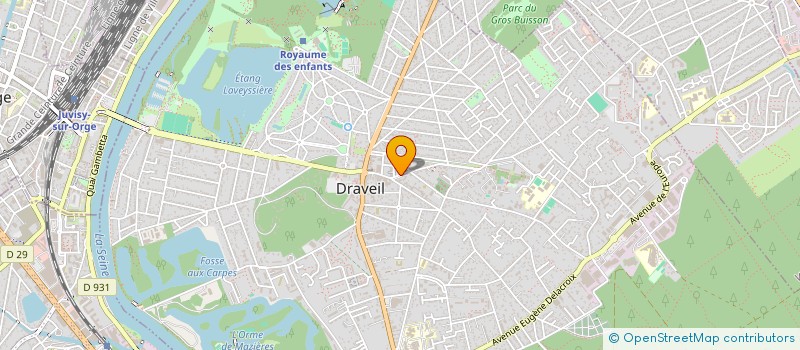 localisation de l'entreprise GUARANA à DRAVEIL