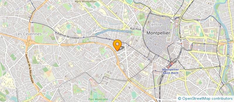 localisation de l'entreprise GUARANA PRODUCTION à MONTPELLIER