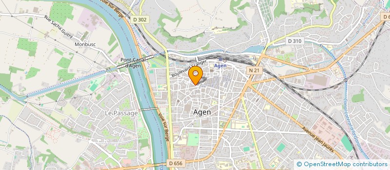 localisation de l'entreprise GUARANA PRODUCTION  AGEN