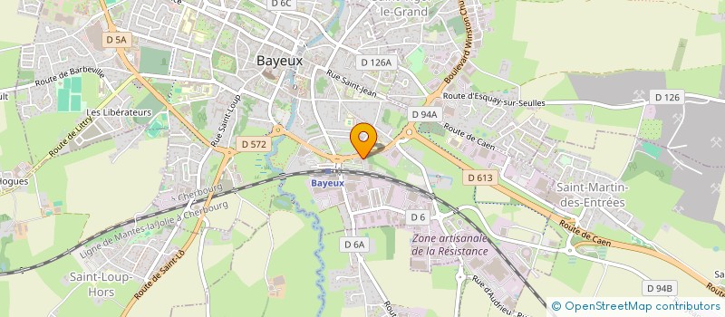 localisation de l'entreprise GUARDE  BAYEUX