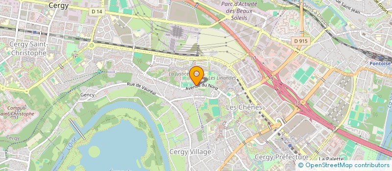 localisation de l'entreprise GUARDER SARL à CERGY