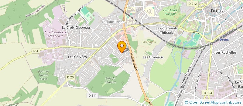 localisation de l'entreprise GUARDIANOVA à VERNOUILLET