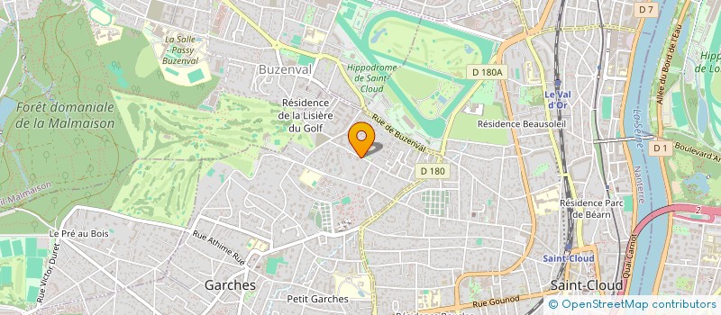 localisation de l'entreprise GUARDIANS à GARCHES