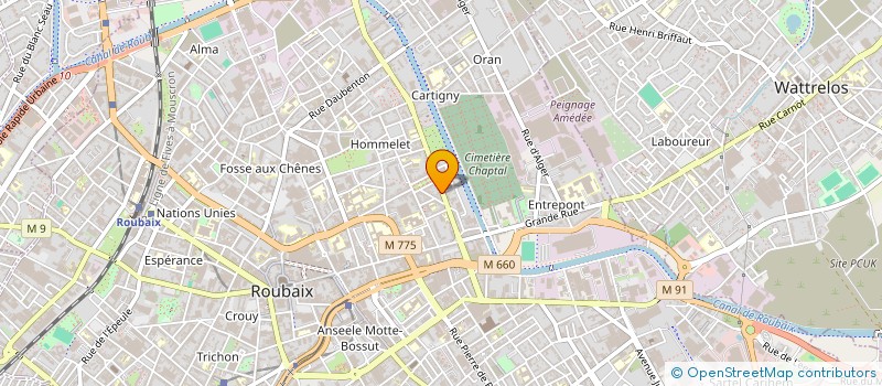 localisation de l'entreprise GUARDIANS OF NATURE  ROUBAIX