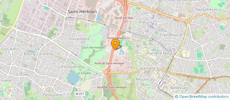 localisation de l'entreprise GUARDTEX INVESTISSEMENT à SAINT-HERBLAIN