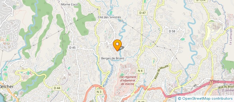 localisation de l'entreprise GUARDY SECURITE  FORT-DE-FRANCE