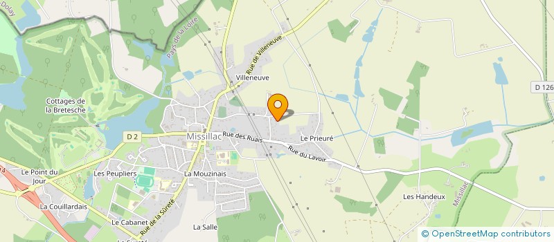 localisation de l'entreprise GUARI-INVEST  MISSILLAC