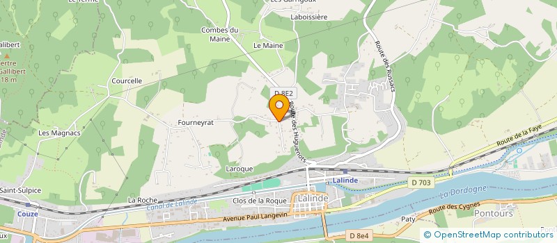 localisation de l'entreprise GUARI PATRIMOINE  LALINDE