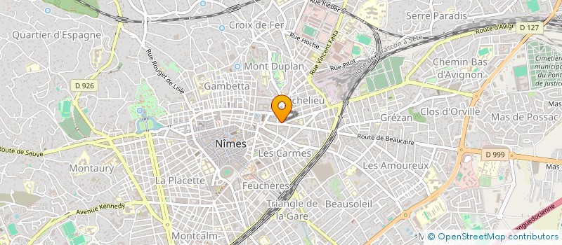localisation de l'entreprise GUARIGUE ET COMPAGNIE à NIMES