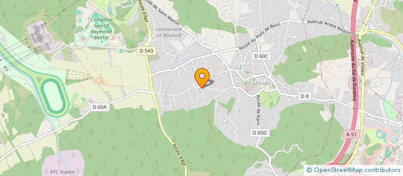 localisation de l'entreprise GUARINO  CABRIES