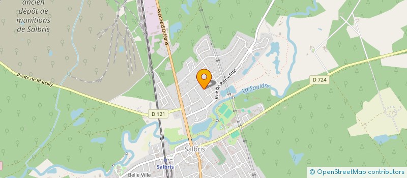 localisation de l'entreprise GUARNERI  SELLES-SAINT-DENIS