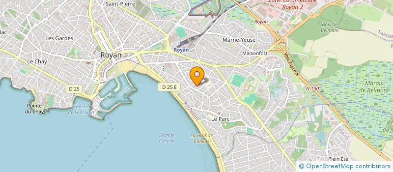 localisation de l'entreprise GUARUJA OCEAN  ROYAN