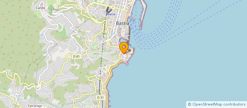 localisation de l'entreprise GUASCO 2 à BASTIA