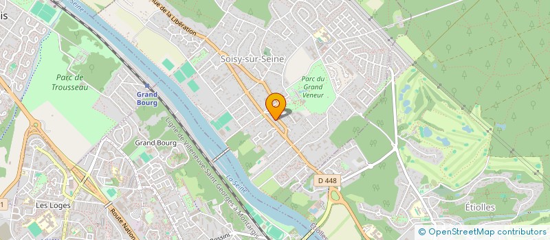 localisation de l'entreprise GUAY ENTREPRISE  SOISY-SUR-SEINE