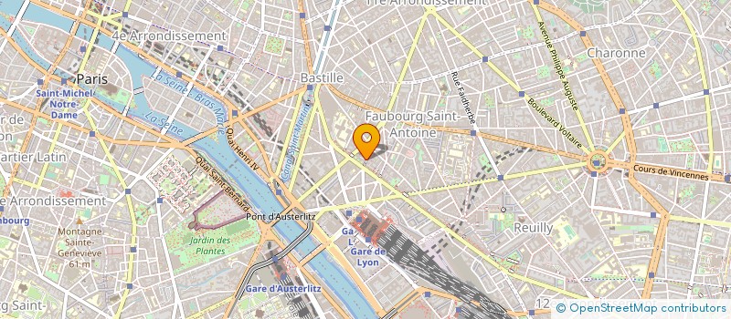 localisation de l'entreprise GUAYAPI TROPICAL à PARIS