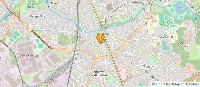 localisation de l'entreprise GUAYS-STUTZ  LE MANS