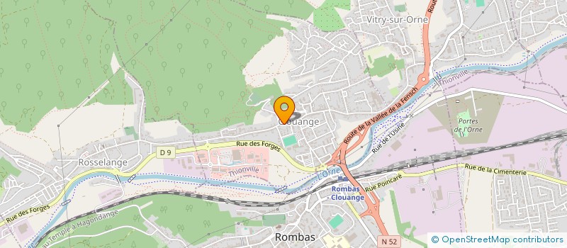 localisation de l'entreprise GUBE COMMUNICATION  CLOUANGE