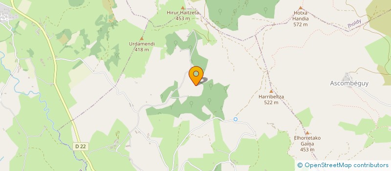 localisation de l'entreprise GUBIAK TRANSPORTS  IRISSARRY