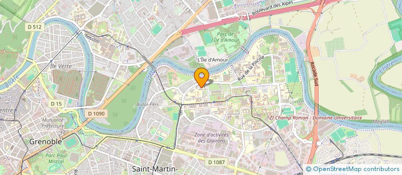 localisation de l'entreprise GUC JEUNES VACANCES  SAINT-MARTIN-D'HERES