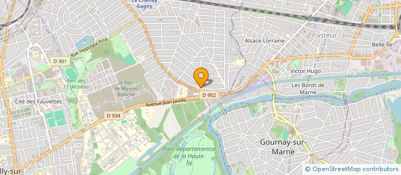 localisation de l'entreprise GUCCIS 3959 à GAGNY