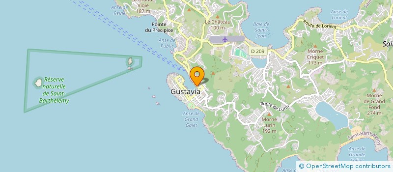 localisation de l'entreprise GUCCIS SAINT BARTH à SAINT BARTHELEMY