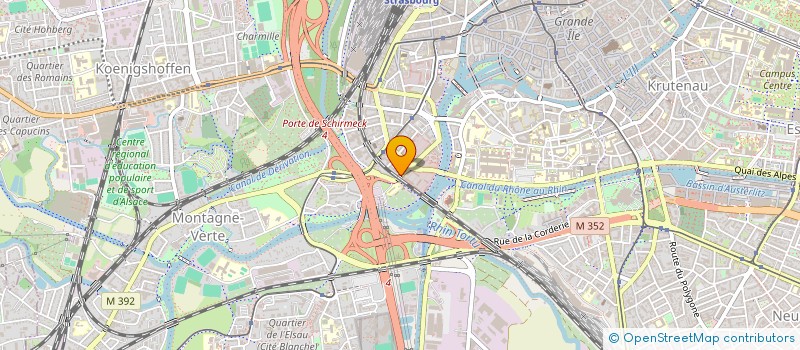 localisation de l'entreprise GUCOJU  STRASBOURG