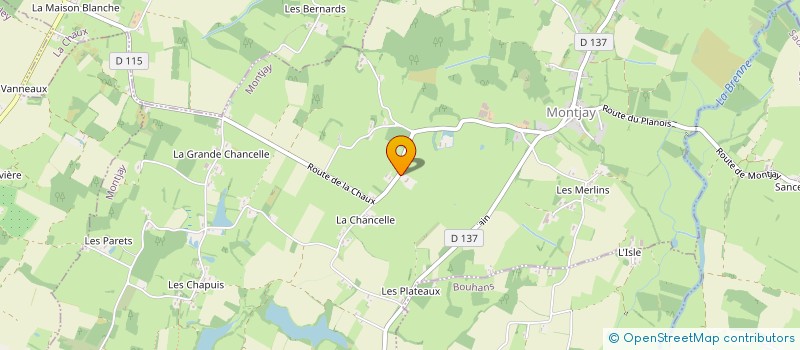 localisation de l'entreprise GUDEFIN ELECTRICITE  SAINT-GERMAIN-DU-BOIS