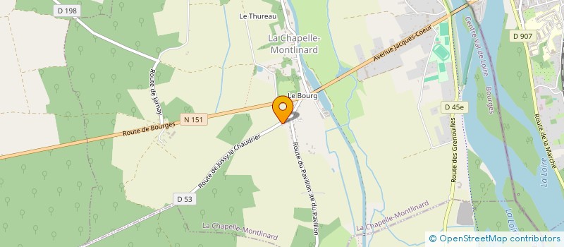 localisation de l'entreprise GUDEL  LA CHAPELLE-MONTLINARD