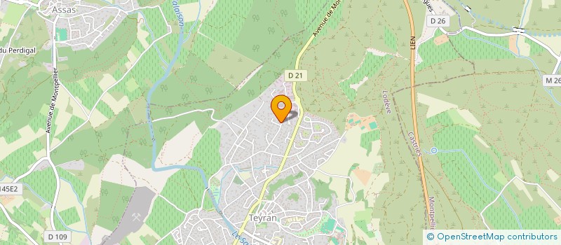 localisation de l'entreprise GUDFIN  TEYRAN