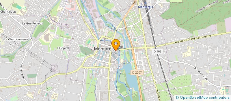 localisation de l'entreprise GUDIN à MONTARGIS
