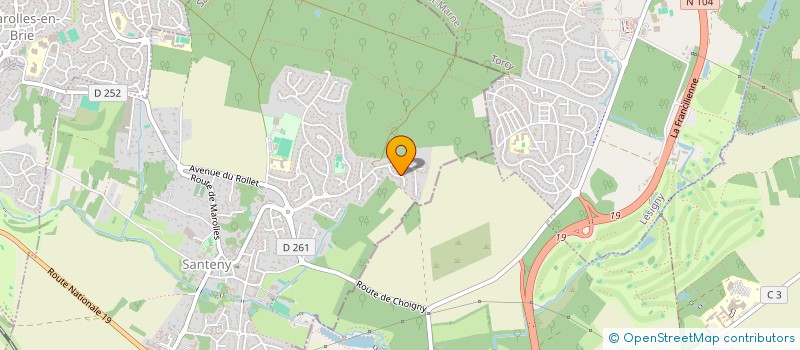 localisation de l'entreprise GUDOVALA  SANTENY