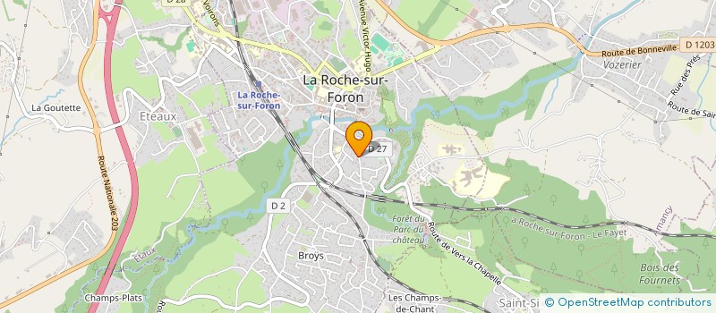 localisation de l'entreprise GUDSON  LA ROCHE-SUR-FORON