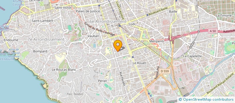 localisation de l'entreprise GUDULE SPECTACLES  MARSEILLE