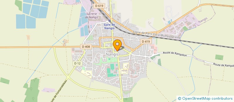 localisation de l'entreprise GUE CHAPELLE  NANGIS