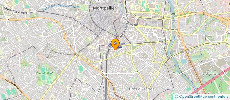 localisation de l'entreprise GUEAN B.O.R.A. à MONTPELLIER