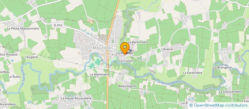 localisation de l'entreprise GUEBER COUVERTURE à VALLET