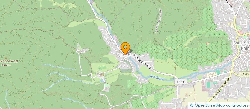 localisation de l'entreprise GUEBWILLER ALSACE SUBBUTEO CLUB  JUNGHOLTZ