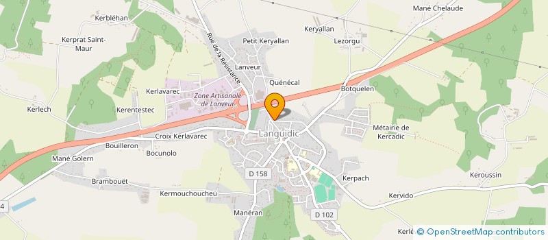 localisation de l'entreprise GUECO 56  LANGUIDIC