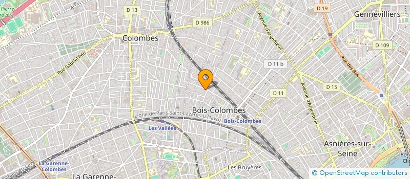 localisation de l'entreprise GUEDAIEM à BOIS-COLOMBES