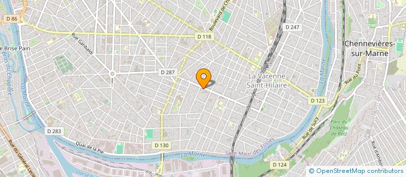 localisation de l'entreprise GUEDE SARL à SAINT-MAUR-DES-FOSSES